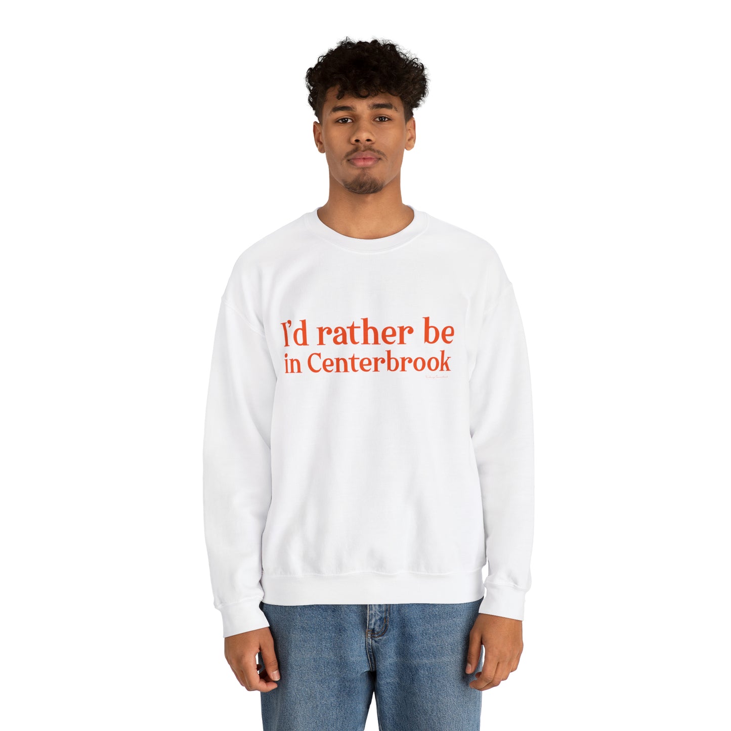 I'd rather be in Centerbrook Unisex Heavy Blend™ Crewneck Sweatshirt