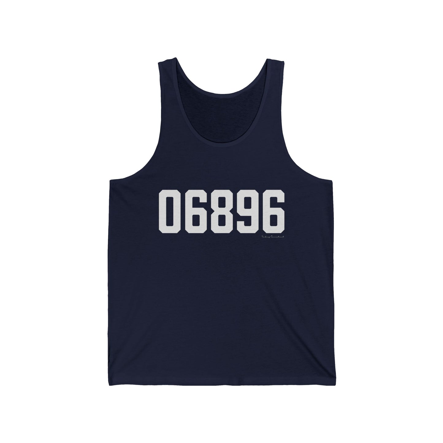 06896 Redding CT Zip Code Unisex Jersey Tank Top