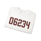 06234 Brooklyn Connecticut Zip Code Unisex Heavy Blend™ Crewneck Sweatshirt
