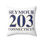 Seymour 203 Connecticut Polyester Square Pillow