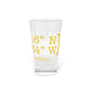 Redding Coordinates Pint Glass, 16oz