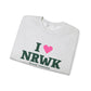 I Heart NRWK Unisex Heavy Blend™ Crewneck Sweatshirt