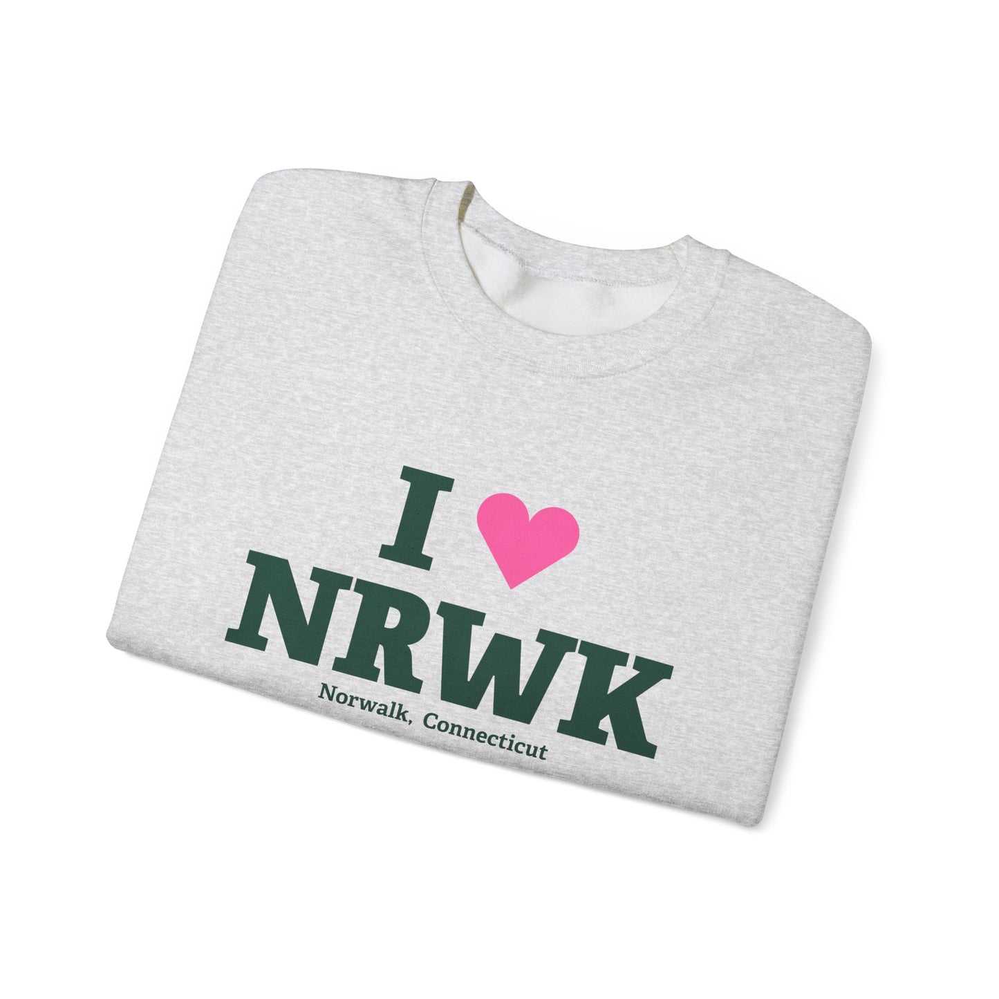 I Heart NRWK Unisex Heavy Blend™ Crewneck Sweatshirt