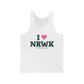 I Heart NRWK Unisex Jersey Tank Top