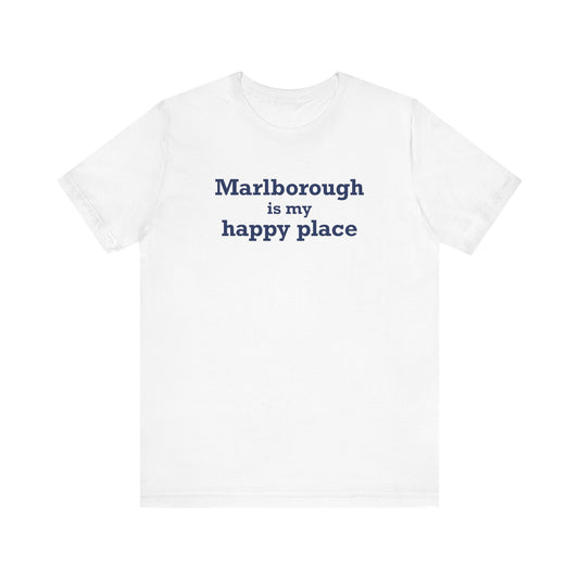 Marlborough is My Happy Place Unisex Jersey Short Sleeve T-Shirt