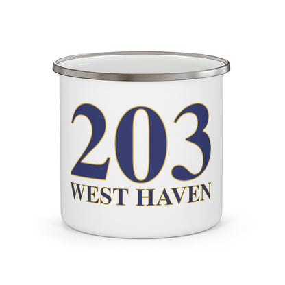 203 West Haven Enamel Camping Mug
