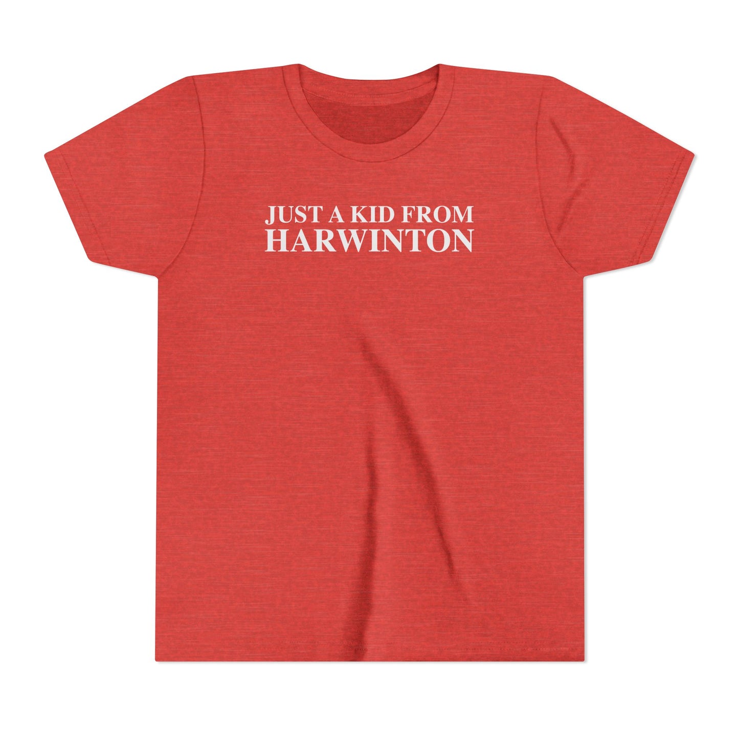 Just a kid from Harwinton Youth Short Sleeve T-Shirt