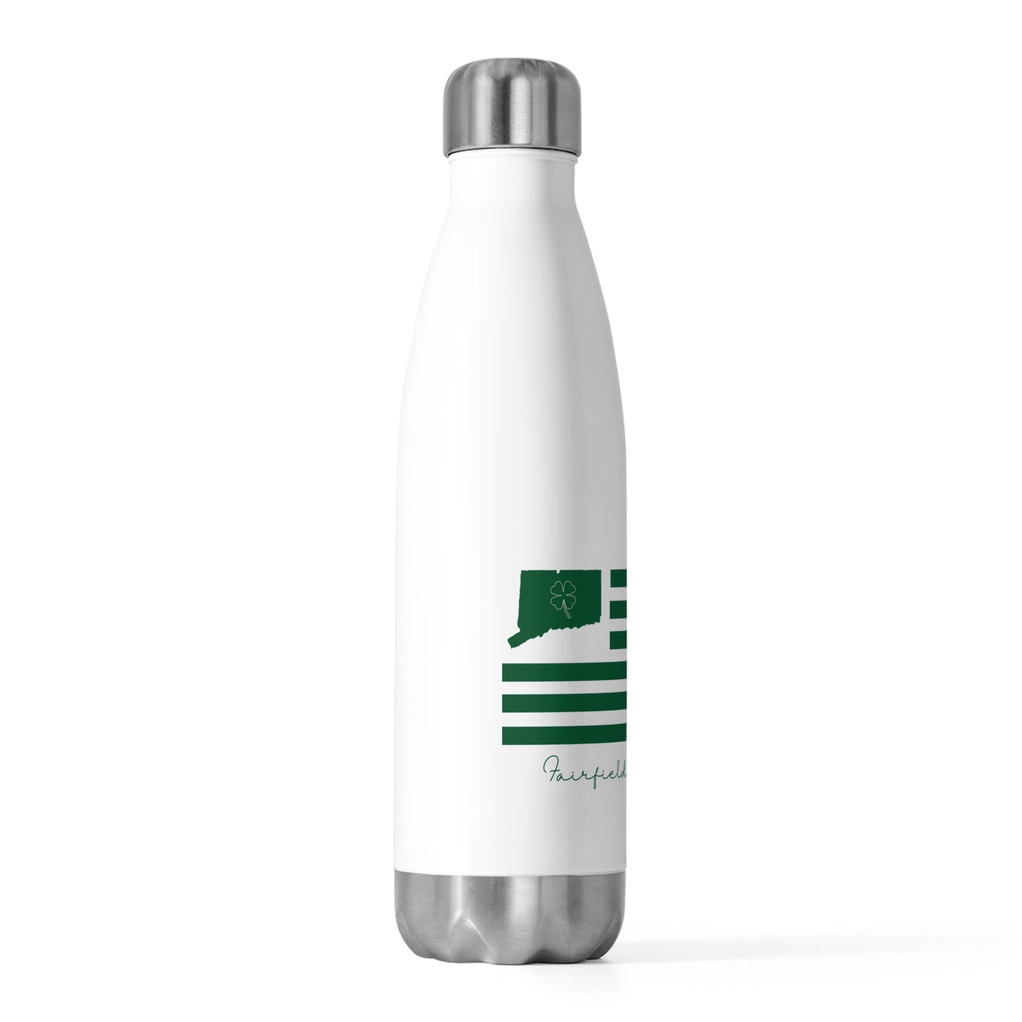 Fairfield Connecticut St Patrick’s Day Flag 20oz Insulated Bottle