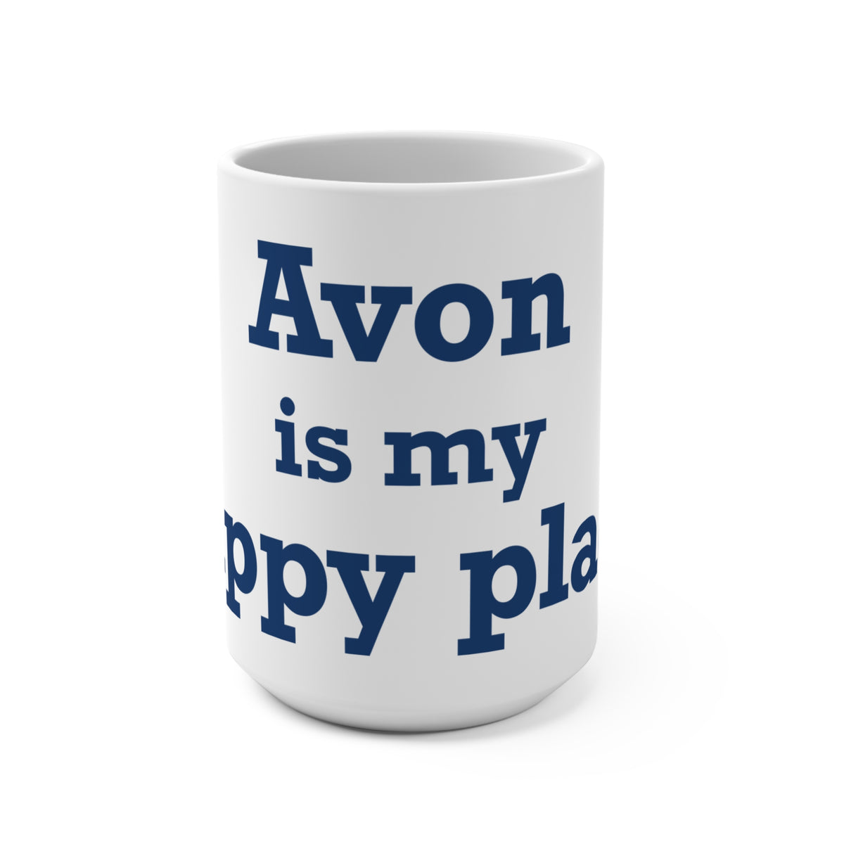 Avon is My Happy Place Zip Code Mug 15oz