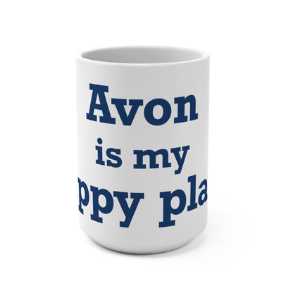 Avon is My Happy Place Zip Code Mug 15oz