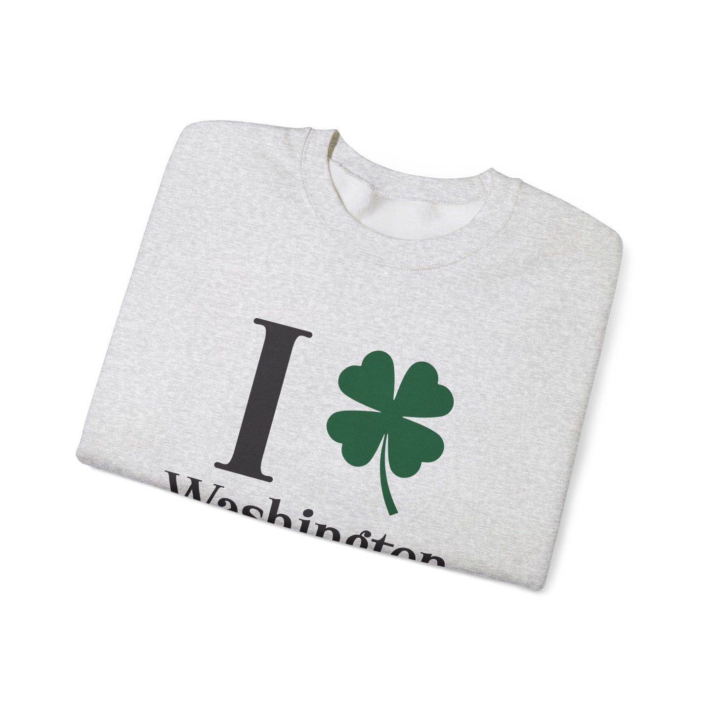 I Clover Washington Unisex Heavy Blend™ Crewneck Sweatshirt