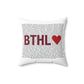 Bethel Love Spun Polyester Square Pillow