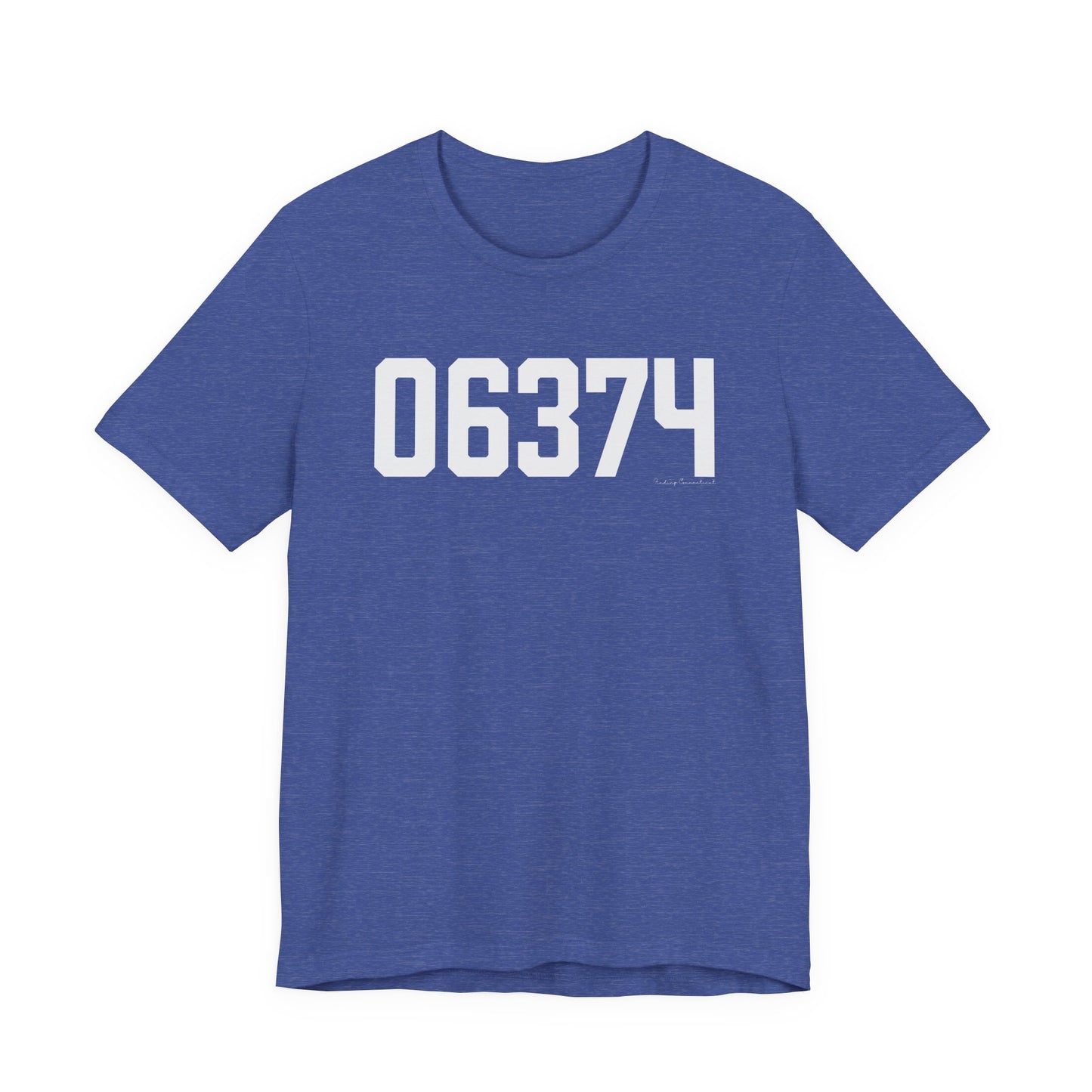 06374 Plainfield CT Zip Code Unisex Jersey Short Sleeve T-Shirt