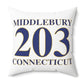 Middlebury 203 Connecticut Polyester Square Pillow