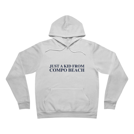 Just a kid from Compo Beach Unisex Sponge Fleece Pullover Hoodie Sweatshirt