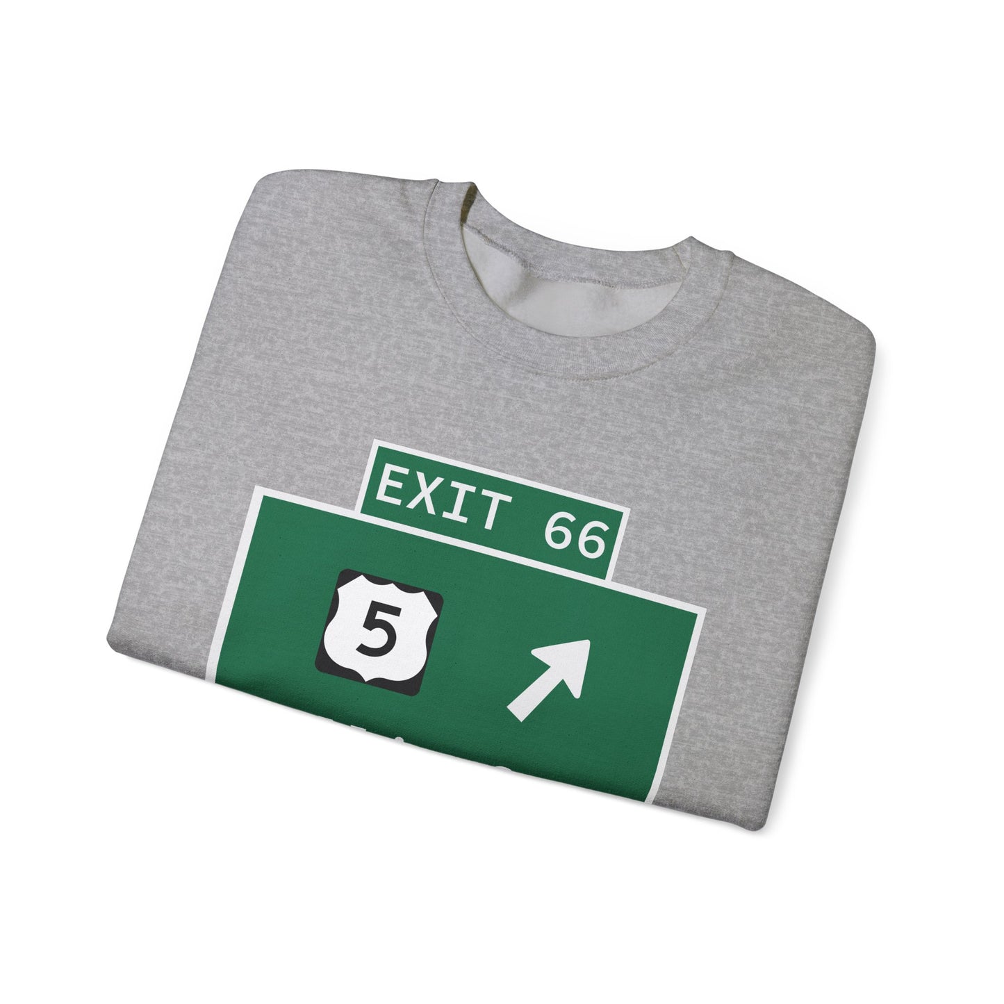 Vintage WCP Exit 66 Sign Unisex Heavy Blend™ Crewneck Sweatshirt