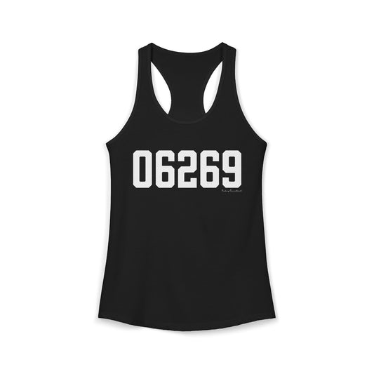 06269 Storrs CT Zip Code Women's Ideal Racerback Tank Top