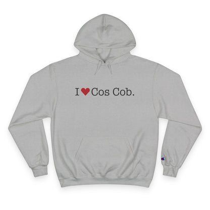 I Heart Cos Cob. Champion Hoodie