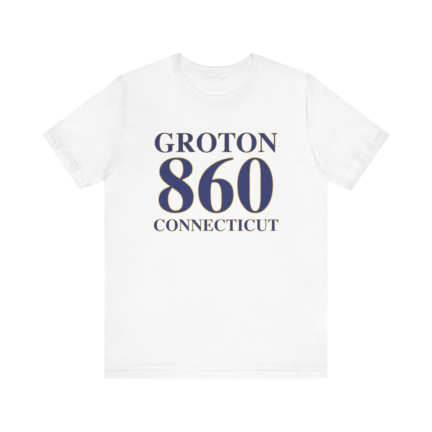 Groton 860 Connecticut Unisex Jersey Short Sleeve Tee