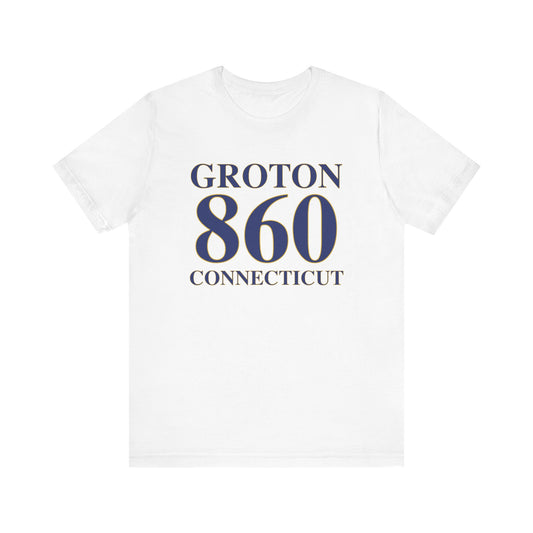 Groton 860 Connecticut Unisex Jersey Short Sleeve Tee