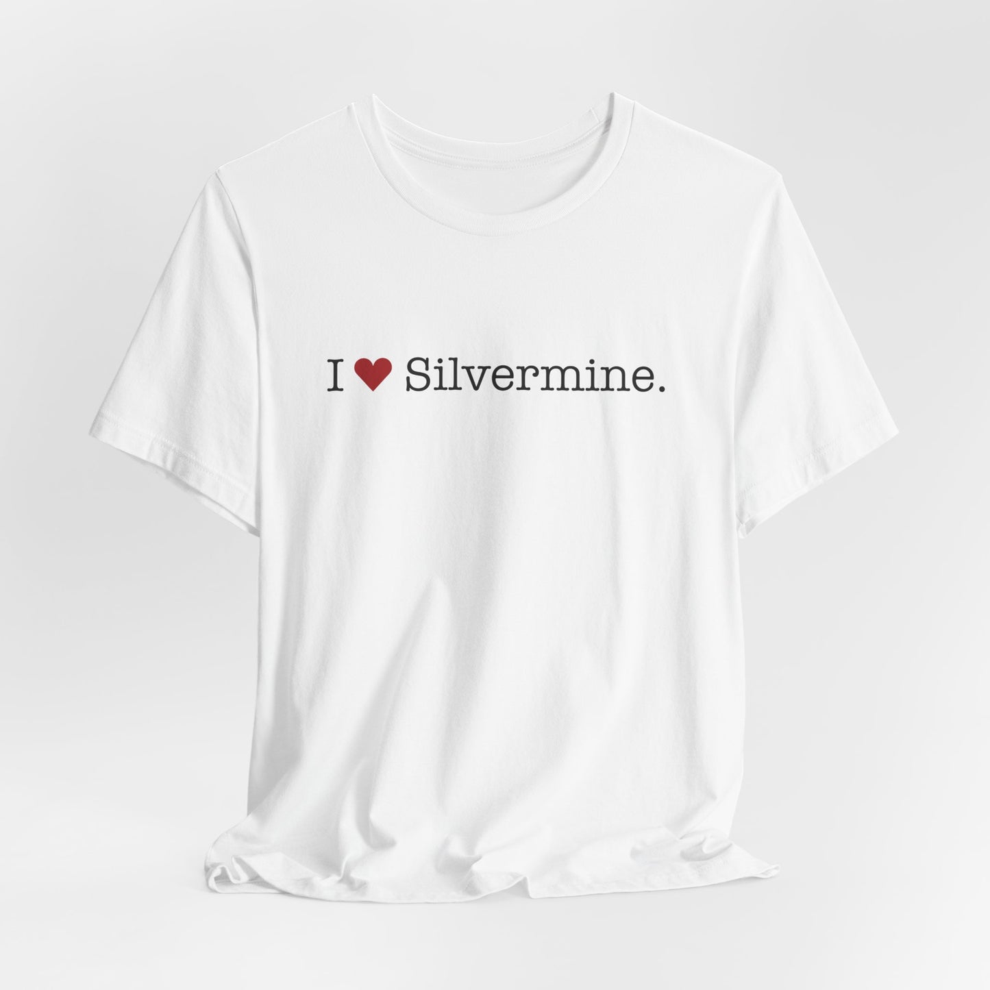 I Heart Silvermine. Unisex Jersey Short Sleeve T-Shirt