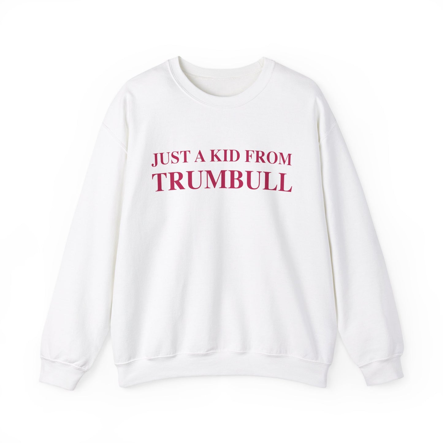 Just a kid from Trumbull Unisex Heavy Blend™ Crewneck Sweatshirt