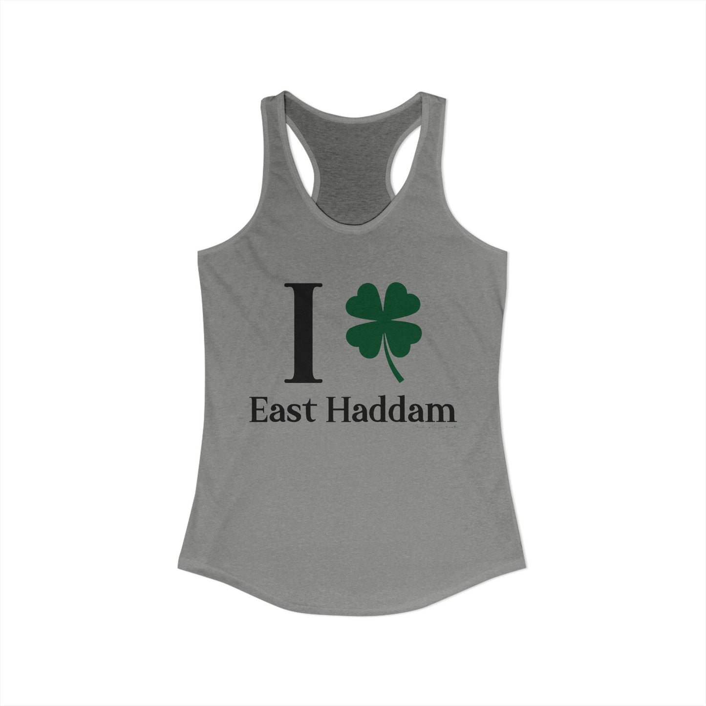 I Clover East Haddam Women's Ideal Racerback Tank Top