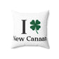 I Clover New Canaan Spun Polyester Square Pillow