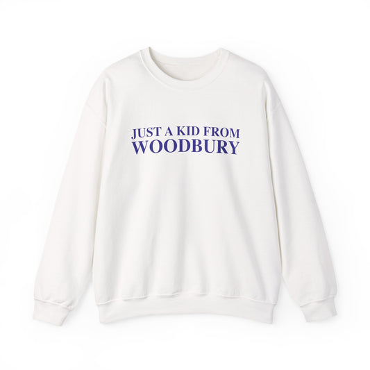 Just a kid from Woodbury Unisex Heavy Blend™ Crewneck Sweatshirt