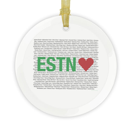 Easton Love Glass Ornaments