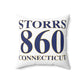 Storrs 860 Connecticut Spun Polyester Square Pillow
