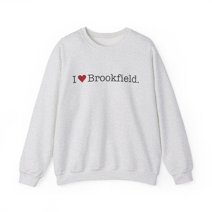 I Heart Brookfield. Unisex Heavy Blend™ Crewneck Sweatshirt