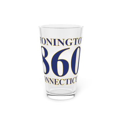 Stonington 860 Connecticut Pint Glass, 16oz