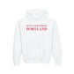 Just a kid from Portland Youth Heavy Blend Hooded Sweatshirt