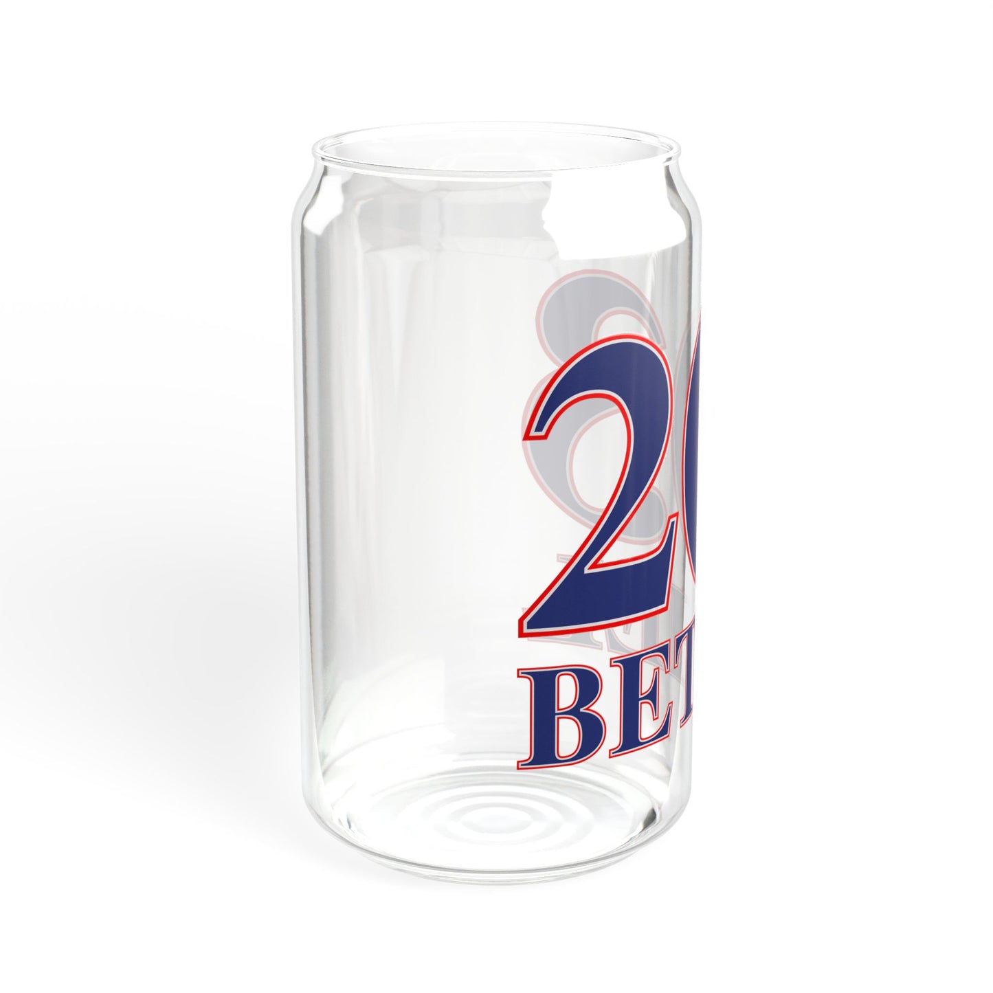 203 Bethel Trumbull Red, White & Blue Sipper Glass, 16oz