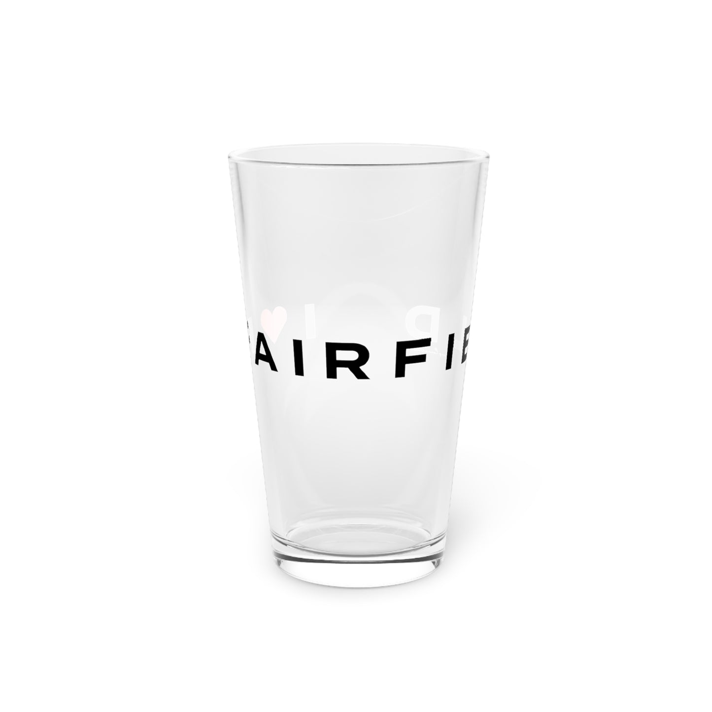 Fairfield Vision Pint Glass, 16oz