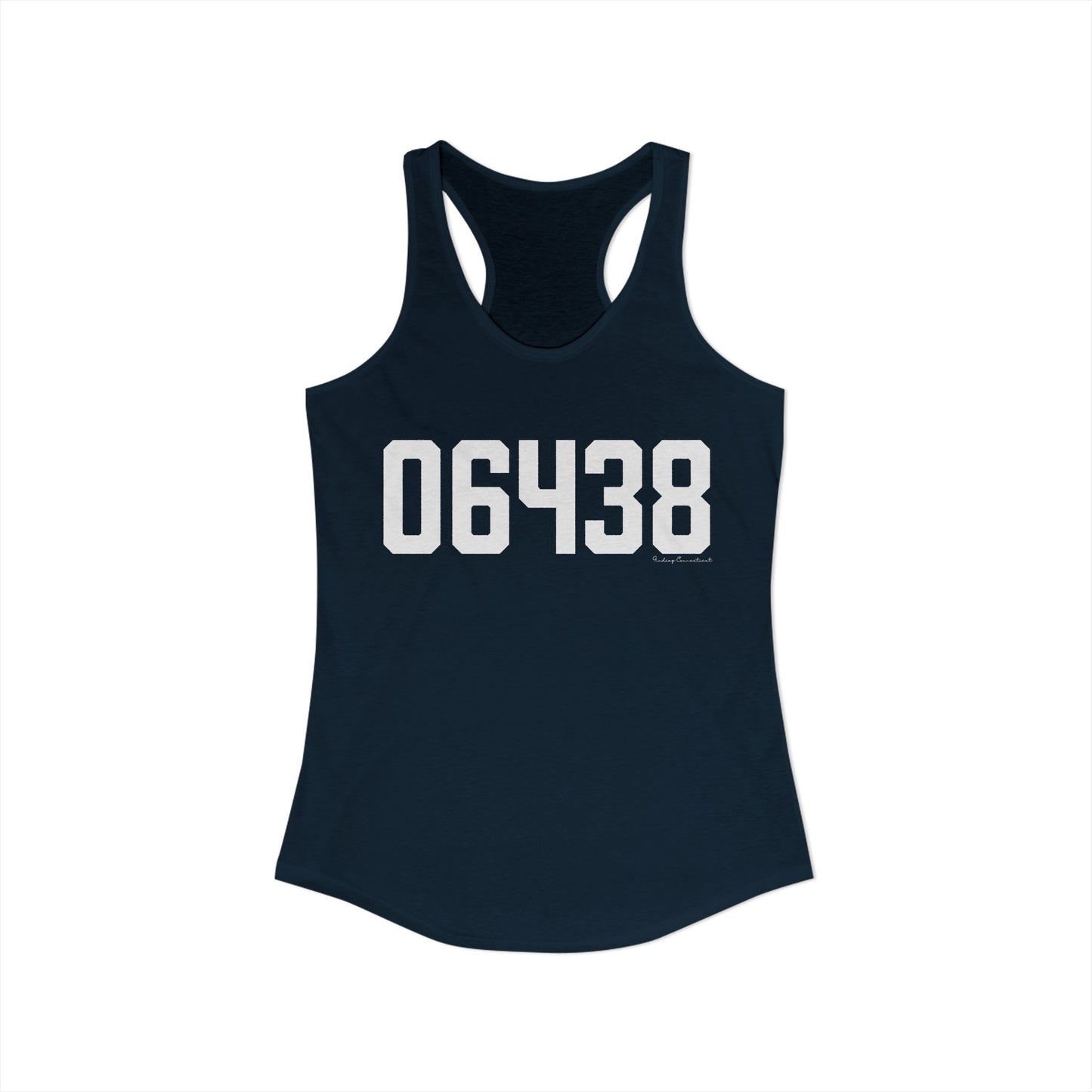 06438 Haddam CT Zip Code Women's Ideal Racerback Tank Top