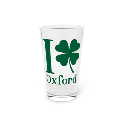 I Clover Oxford Pint Glass, 16oz