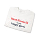 West Norwalk is my happy place Unisex Heavy Blend™ Crewneck Sweatshirt