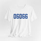 06066 Vernon Connecticut Zip Code Unisex Jersey Short Sleeve T-Shirt