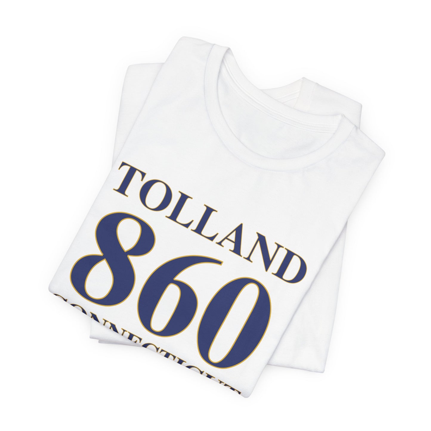 Tolland 860 Connecticut Unisex Jersey Short Sleeve T-Shirt