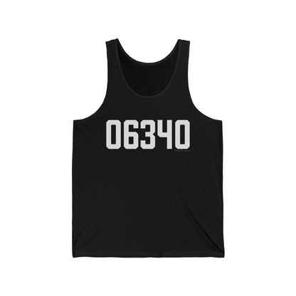 06340 Groton CT Zip Code  Unisex Jersey Tank Top