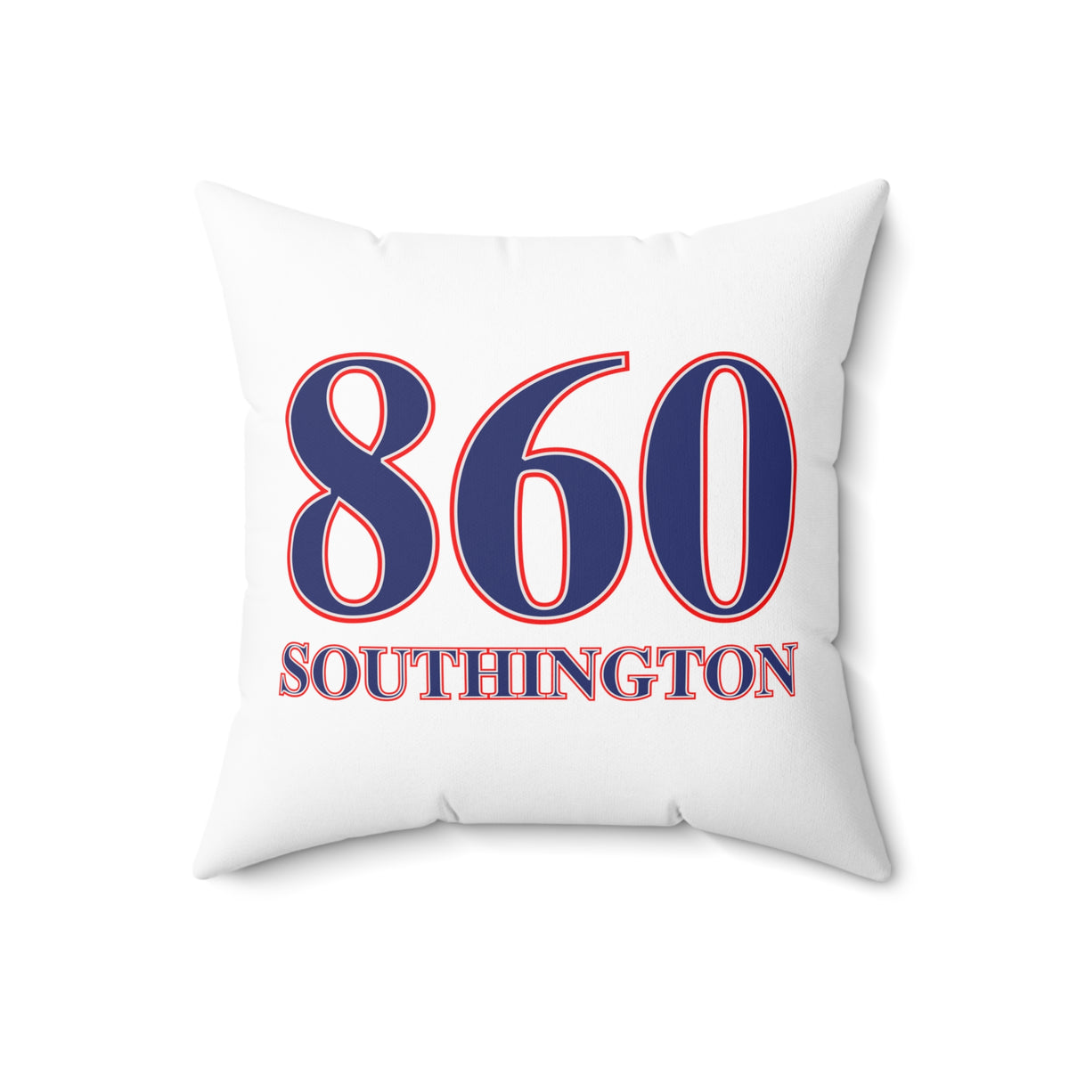 860 Southington Red, White & Blue Spun Polyester Square Pillow