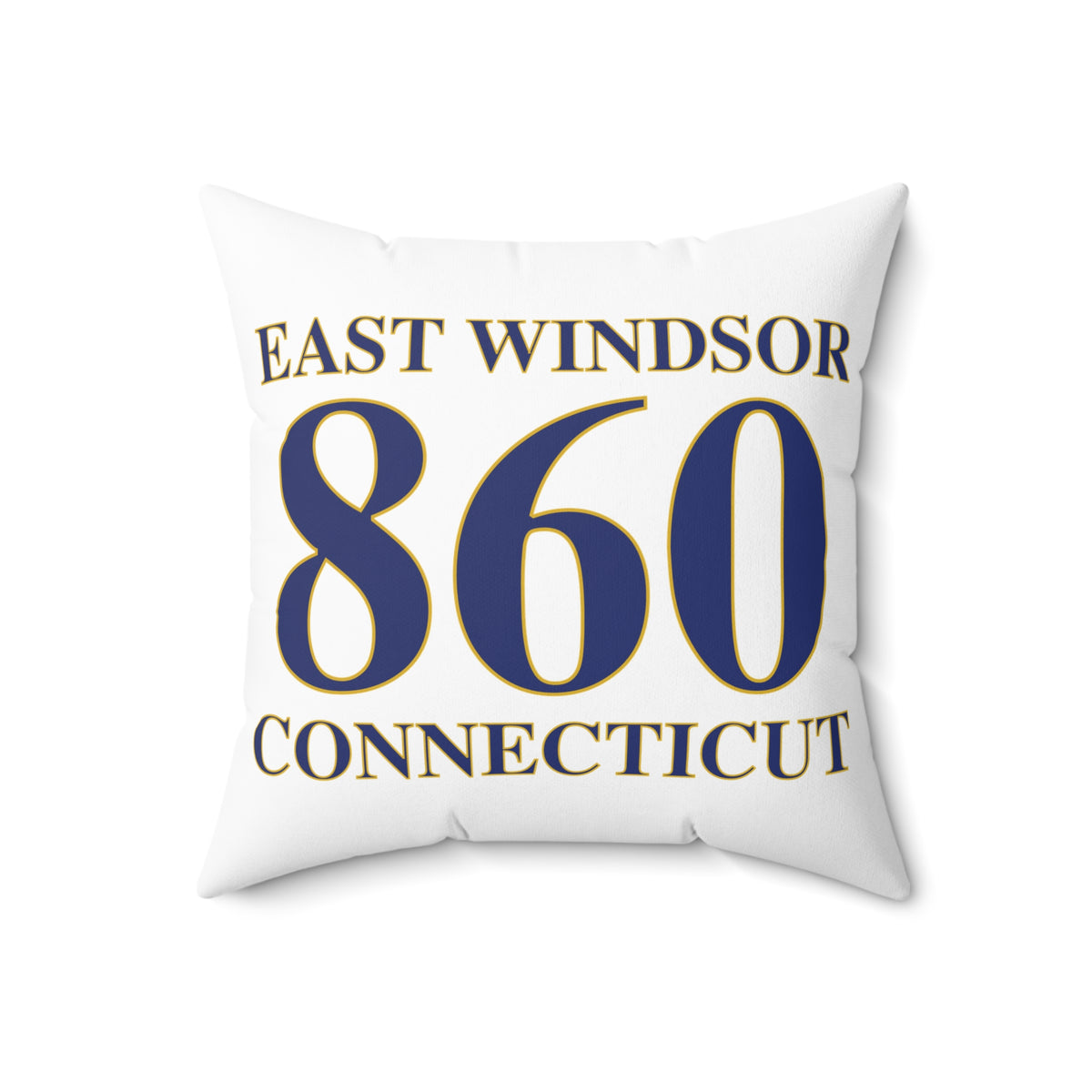East Windsor 860 Connecticut Polyester Square Pillow