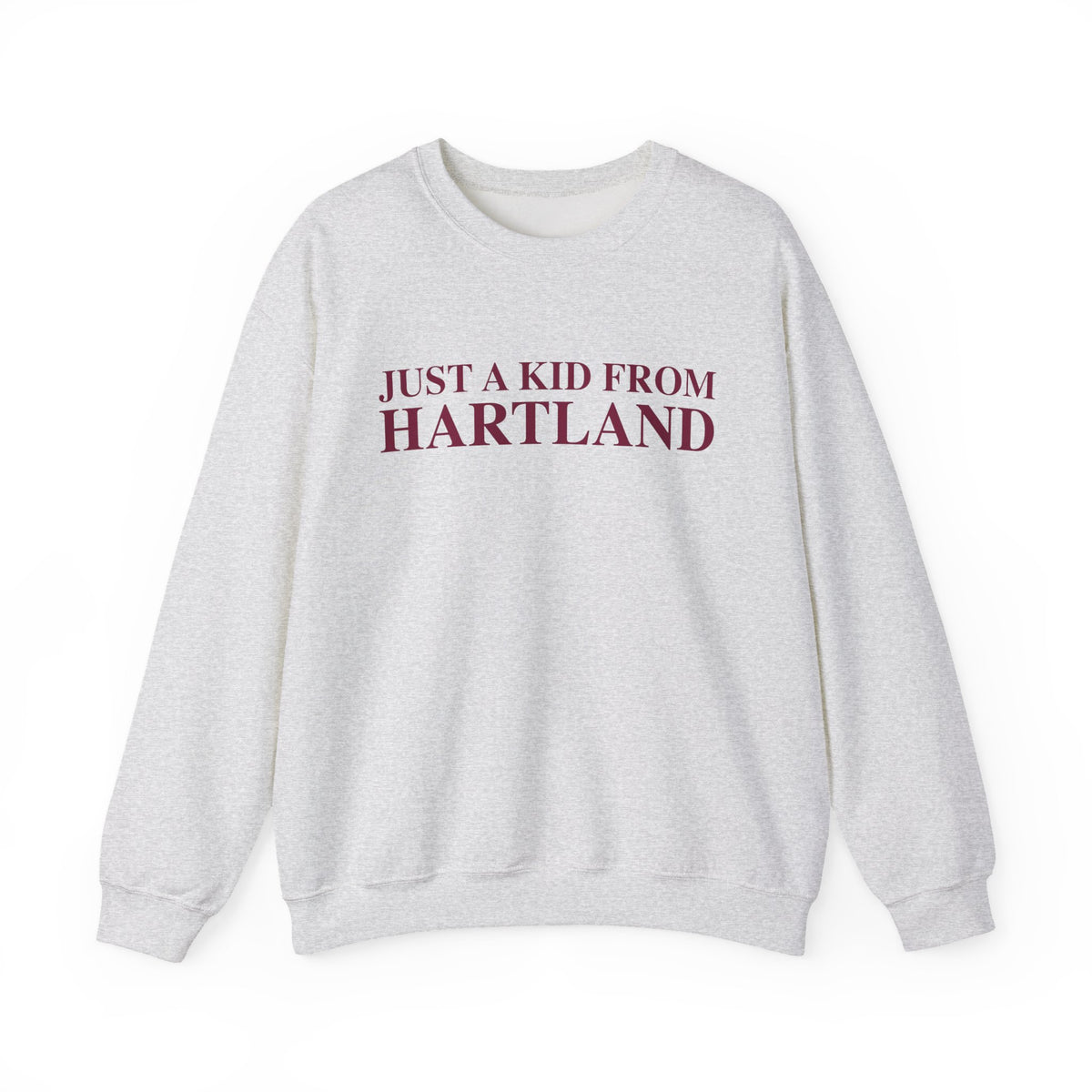 Just a kid from Hartland Unisex Heavy Blend™ Crewneck Sweatshirt