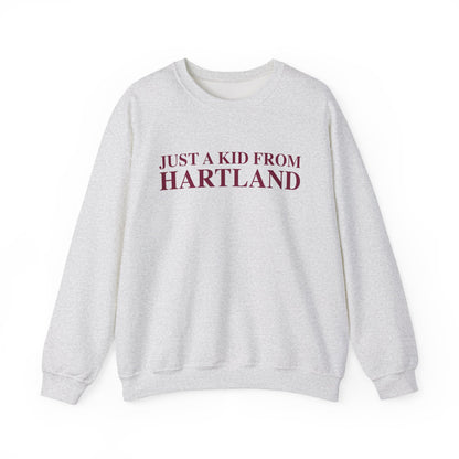 Just a kid from Hartland Unisex Heavy Blend™ Crewneck Sweatshirt