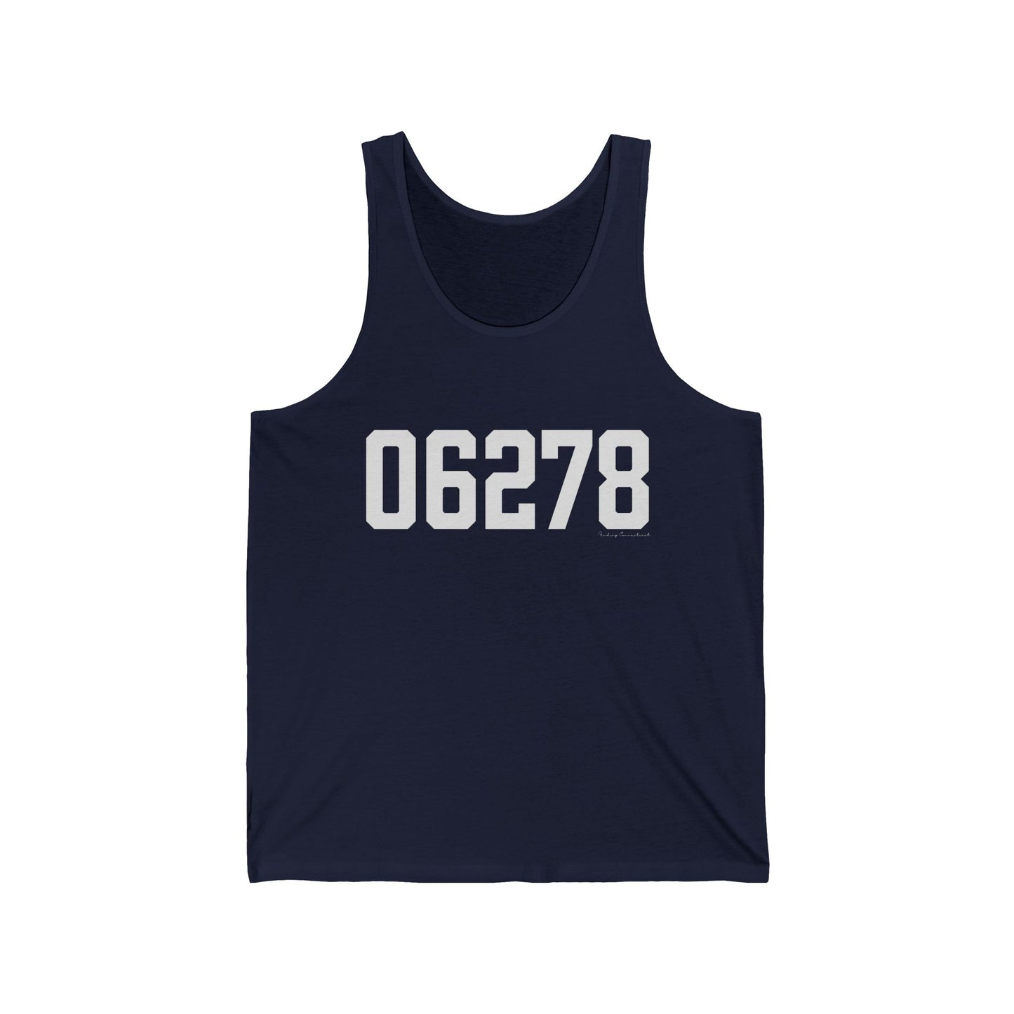 06278 Ashford CT Zip Code Unisex Jersey Tank Top