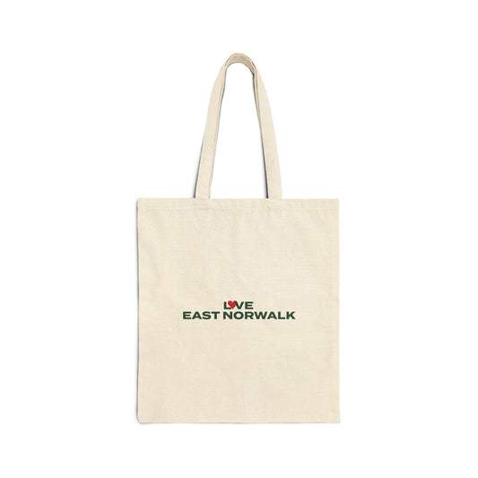 Love East Norwalk Cotton Canvas Tote Bag