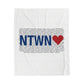 Newtown Love Velveteen Plush Blanket