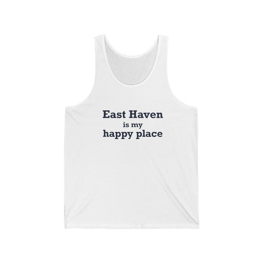 East Haven Is My Happy Place Unisex Jersey Tank Top